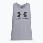 Men's Under Armour Sportstyle Logo Tank training t-shirt grey 1329589