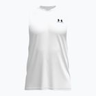 Men's training shirt Under Armour Left Chest Cut Off Tank white/black