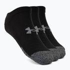 Under Armour Heatgear No Show sports socks 3 pairs black 1346755