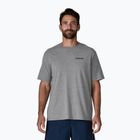 Men's T-shirt Patagonia P-6 Logo Responsibili-Tee gravel heather