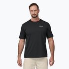 Men's Patagonia P-6 Logo Responsibili-Tee trekking t-shirt black