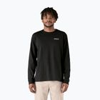 Men's Patagonia P-6 Logo Responsibili trekking longsleeve black