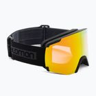 Salomon S/View ski goggles black brand/mid red L41153100