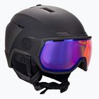 Men's ski helmet Salomon Pioneer Lt Visor Photo Sigma black L41532200