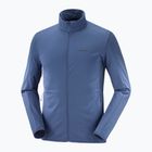 Men's Salomon Outrack Full Zip Mid fleece sweatshirt blue LC1711400