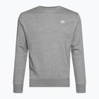 Men's Nike Sportswear Club Fleece Crew dark grey heather/white sweatshirt