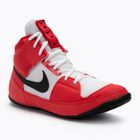 Nike Fury university red/white/black wrestling shoes