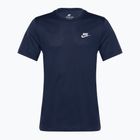 Men's Nike Sportswear Club black midnight navy/white T-shirt