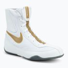 Nike Machomai white and gold boxing shoes 321819-170