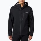 Columbia men's Titan Pass 2.5L Shell rain jacket black 1888941