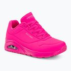 SKECHERS women's shoes Uno Night Shades hot pink