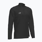 Men's New Balance Training 1/4 Zip Knitted football sweatshirt black EMT9035BK