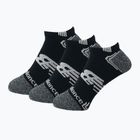 New Balance No Show Run 3 pray black/white socks