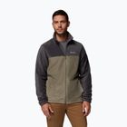 Men's sweatshirt Columbia Steens Mountain Full Zip 2.0 shark stone/green