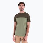 Men's Icebreaker Merino Cool-Lite Sphere III SS Tee Colour Block lichen/loden trekking t-shirt