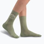 Icebreaker women's trekking socks Life Fine Gauge Crew IB Logo Reflections lichen/snow
