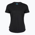 Women's trekking T-shirt icebreaker Merino 125 Cool-Lite™ Sphere III black