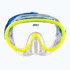 Mares Jelly lime/blue/clear children's snorkel mask