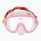 Mares Jelly pink/yellow/clear children's snorkel mask