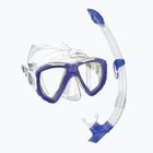 Mares Combo Trygon blue/white/clear snorkel kit