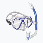 Snorkelling set Mares Ridley blue/white/clear