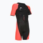 Men's triathlon wetsuit HEAD SwimRun Multi Shorty 2.5 black/orange