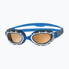 Zoggs Predator Flex Polarized Ultra blue/ grey/ polarized copper swimming goggles