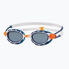 Zoggs Predator Polarized blue/ white/ polarized smoke swimming goggles