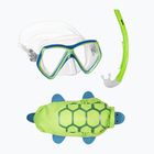 Mares Combo Zoo green children's snorkel set