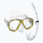 Snorkelling set Mares Tapu yellow reflex/clear
