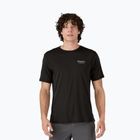 Men's Patagonia Cap Cool Merino Blend Graphic Shirt heritage header/black