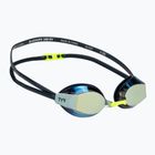 Swim goggles TYR Blackops 140 Ev Racing Mirrored gold/navy/yellow