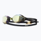 TYR Stealth-X Performance Mirrored gold/ black/ black swimming goggles