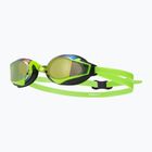Swim goggles TYR Stealth-X Performance Mirrored electro lime