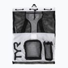 Swim bag TYR Big Mesh Mummy Bag 40 l white