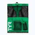 Swim bag TYR Big Mesh Mummy Bag 40 l kelly green