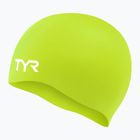 Swim cap TYR Wrinkle Free Silicone limelight