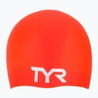 Swim cap TYR Wrinkle Free Silicone bright red
