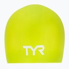 Swim cap TYR Long Hair Wrinkle Free Silicone limelight
