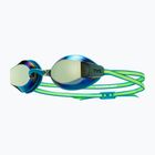 Swim goggles TYR Blackops 140 Ev Racing Mirrored turquoise/lime