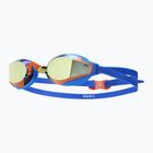 Swimming goggles TYR Stealth-X Performance Mirrored navy/gold