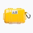 Storage container PELI 1020 Micro Case black/yellow
