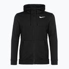Men's Nike Dri-Fit Hooded Fitness Full Zip Fleece sweatshirt black/white