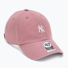 47 Brand MLB New York Yankees Base Runner cap CLEAN UP mauve