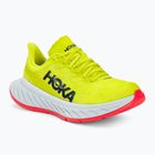 Women's running shoes HOKA Carbon X 2 evening primrose/fiesta