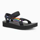 Women's sandals Teva Midform Universal Pride black rainbow