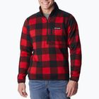 Columbia Sweater Weather II Printed mountain red check print men's trekking sweatshirt