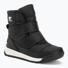Sorel Whitney II Strap WP junior snow boots black/sea salt