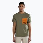 Men's Napapijri S-Tepees green lichen t-shirt