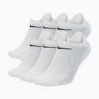 Socks Nike Everyday Cushioned No-Show 6 pairs white/black